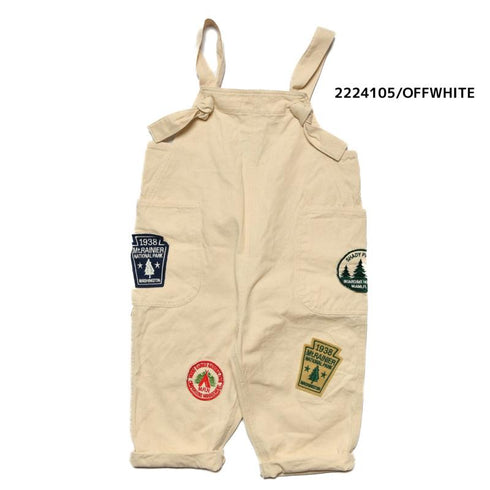 【100~120】★NEEDLEWORKS★チノワッペンサロペット(2224105)